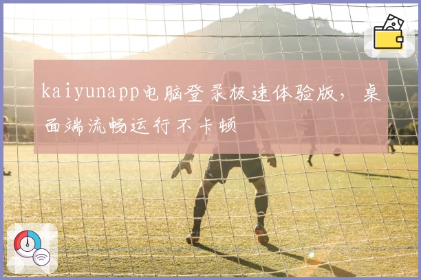 kaiyunapp电脑登录极速体验版，桌面端流畅运行不卡顿