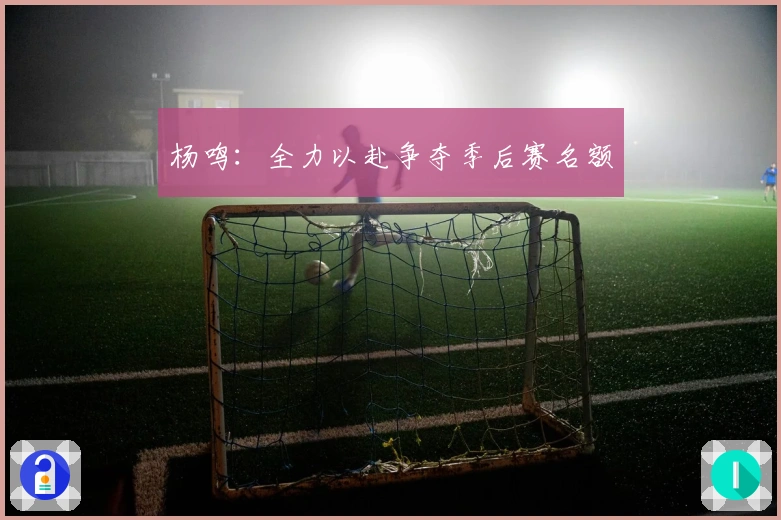 杨鸣：全力以赴争夺季后赛名额